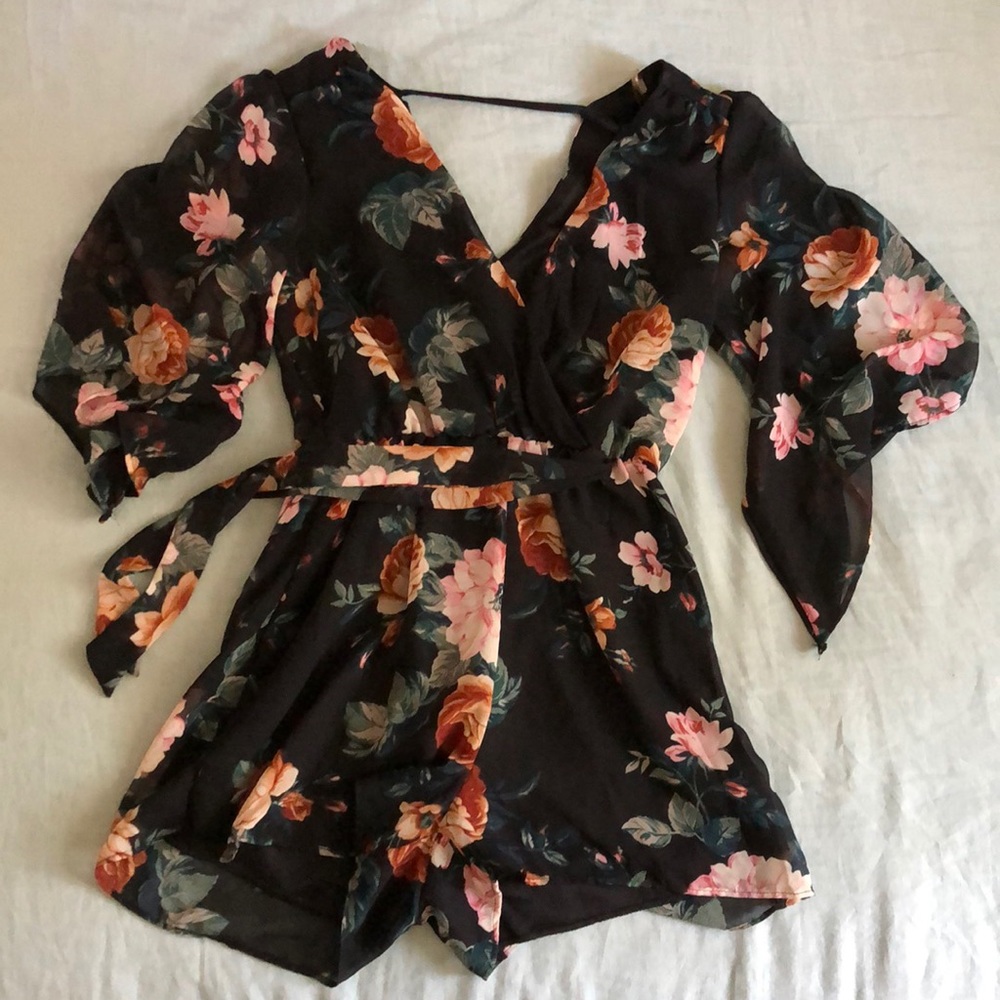 Floral Romper!